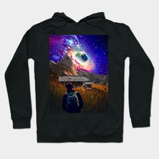 Looking into space Hoodie